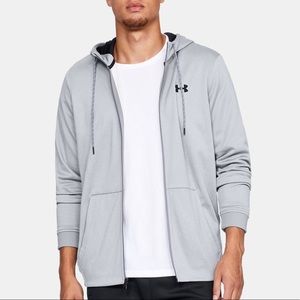 NWT Under Armour Fleece Full-Zip Grey, Small